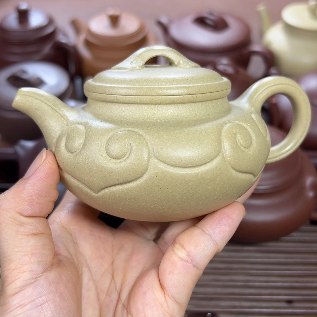 茶壶本山绿泥仿古如意 220cc