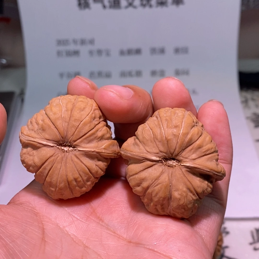 文玩核桃把件38南瓜墩