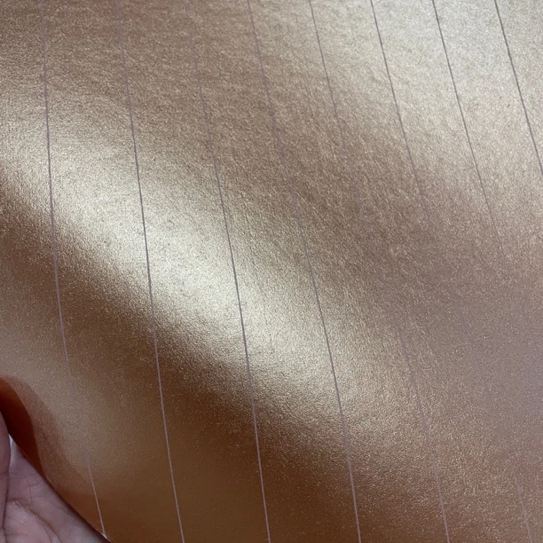 出口系列 精制纯手工古铜色泥金状元笺作品团扇宣纸