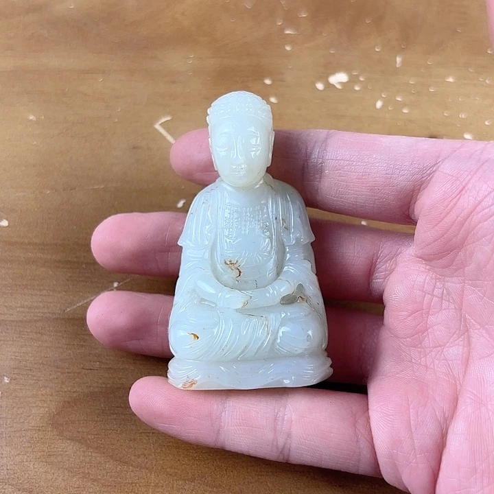 和田玉未镶嵌挂件鱼*