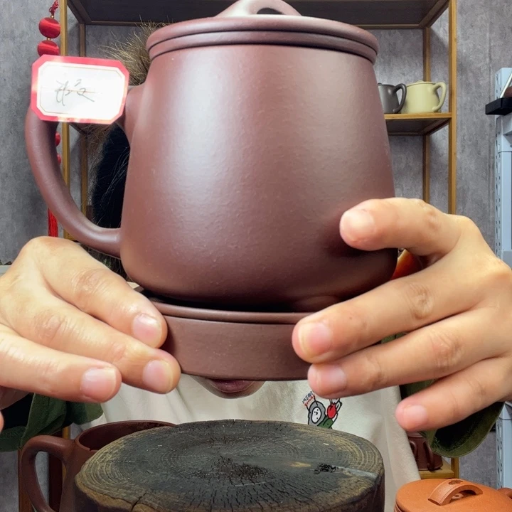 茶杯紫砂原矿紫砂杯