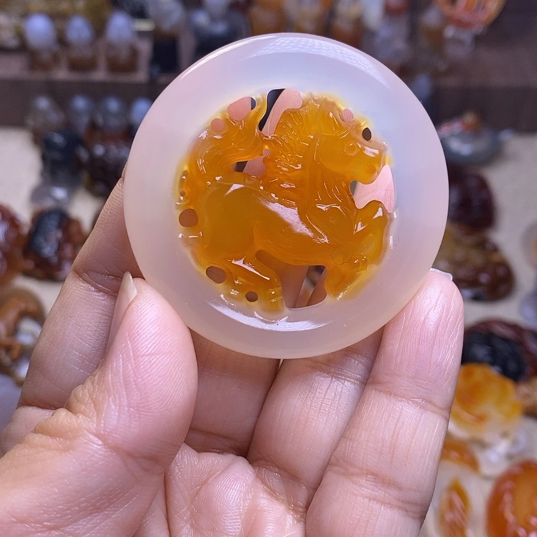 玛瑙/玉髓未镶嵌颈饰