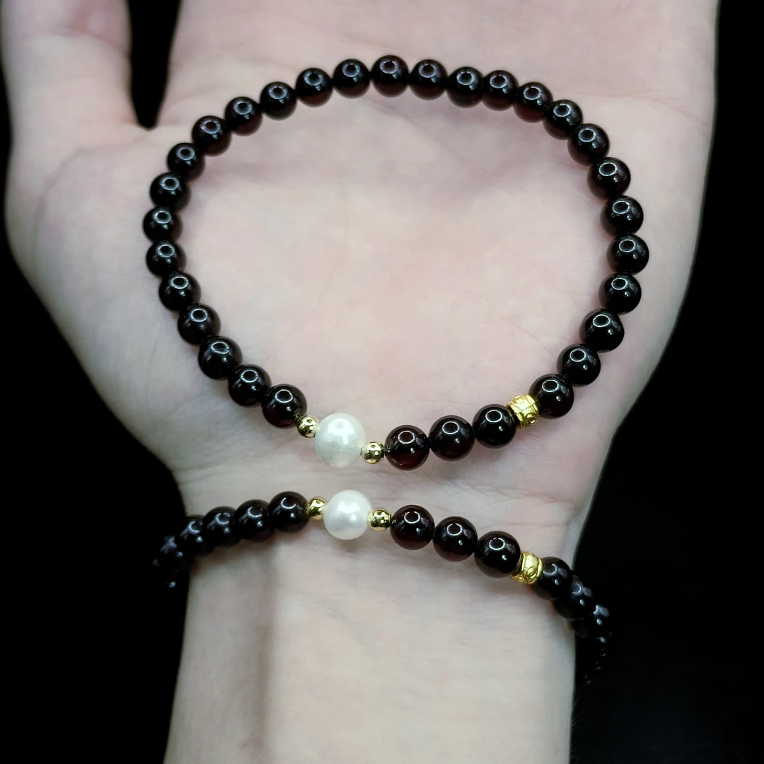 【李想精选】琥珀DIY单圈手串Z9【多样性发其一】约5mm