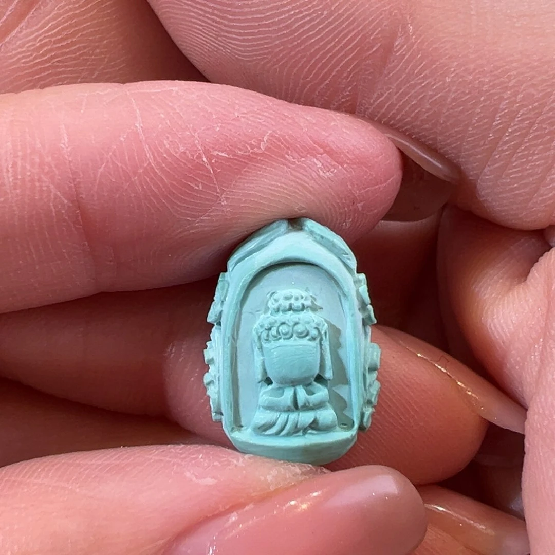 绿松石配件未镶嵌雪****?配件