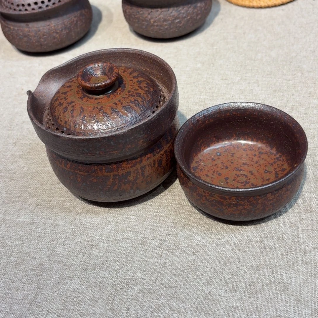 茶具粗瓷茶具素胎无釉