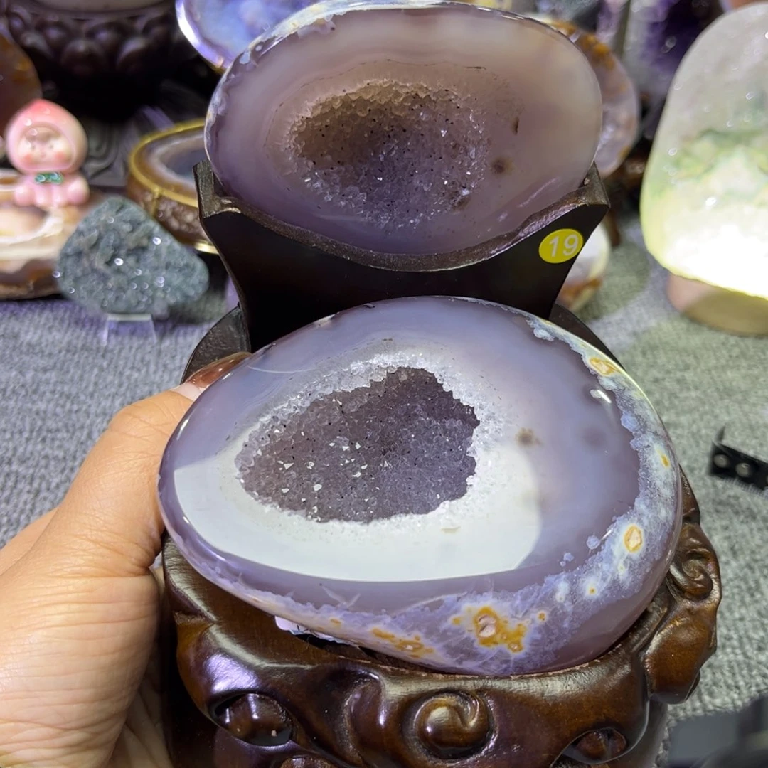 未镶嵌紫晶摆件水晶