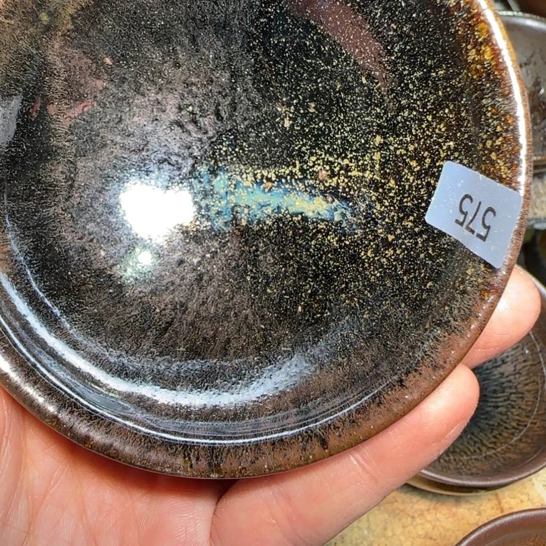 德***芝柴烧建盏茶盏茶杯575