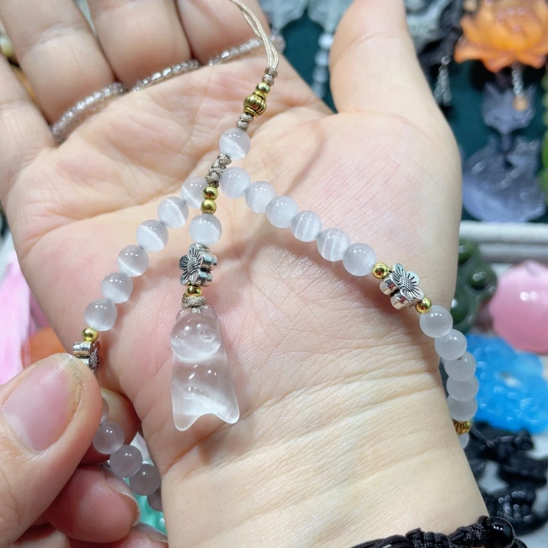 【闪购商品】未镶嵌岫玉颈饰32手机链