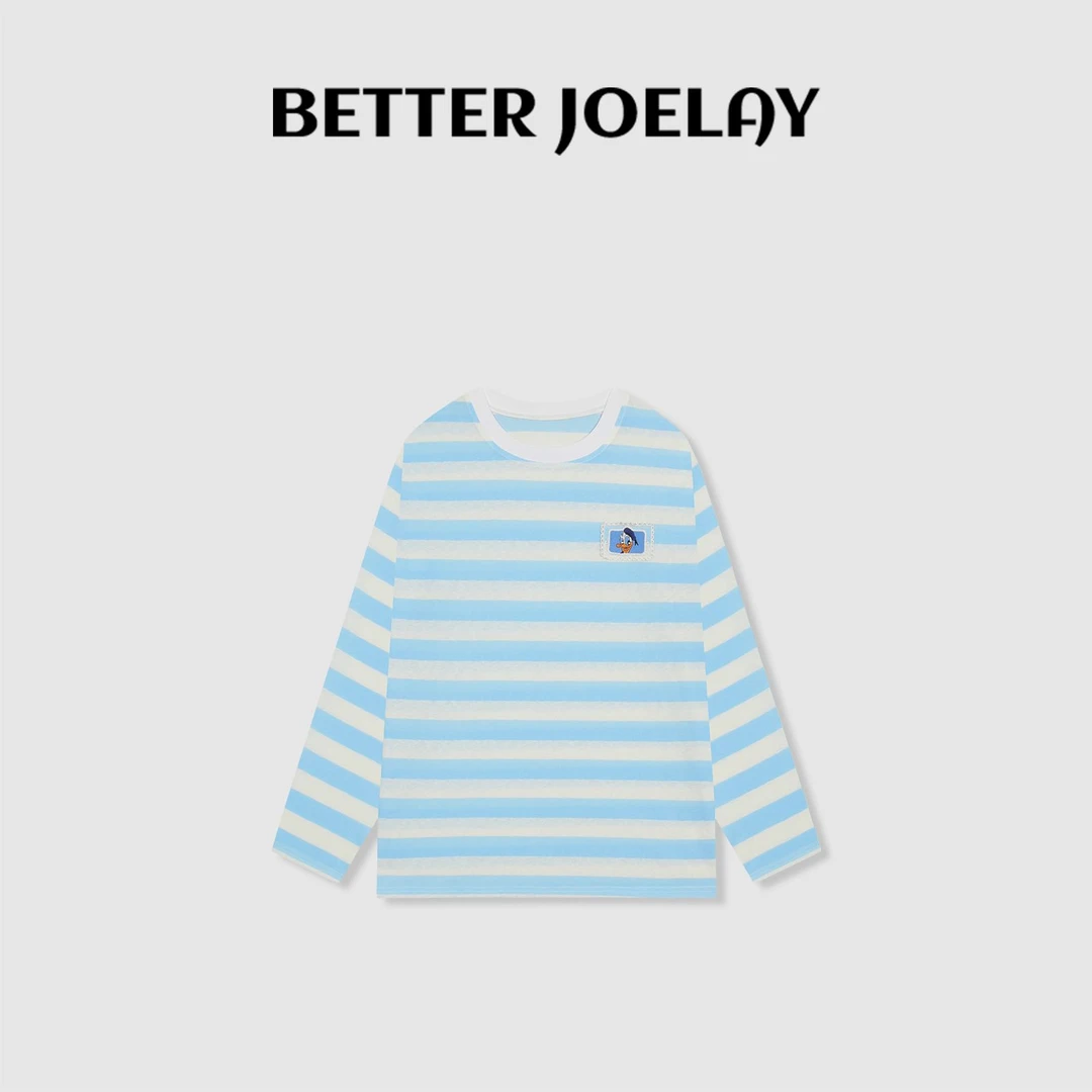 BETTER JOELAY -小版【闲日柔彩】百搭时尚宽松短袖T恤瑞丽风GG0193