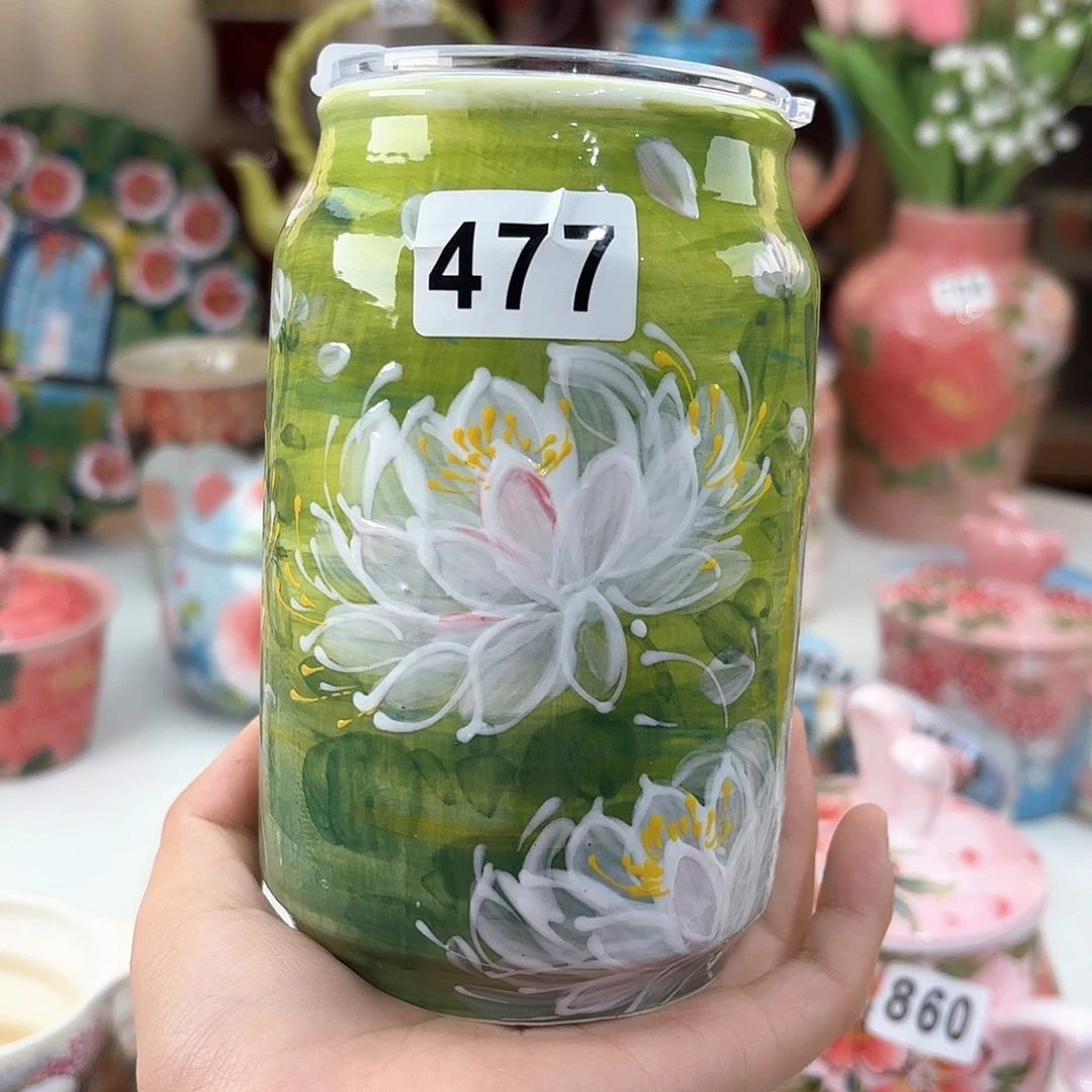 景德镇手绘高温釉下彩陶瓷茶具