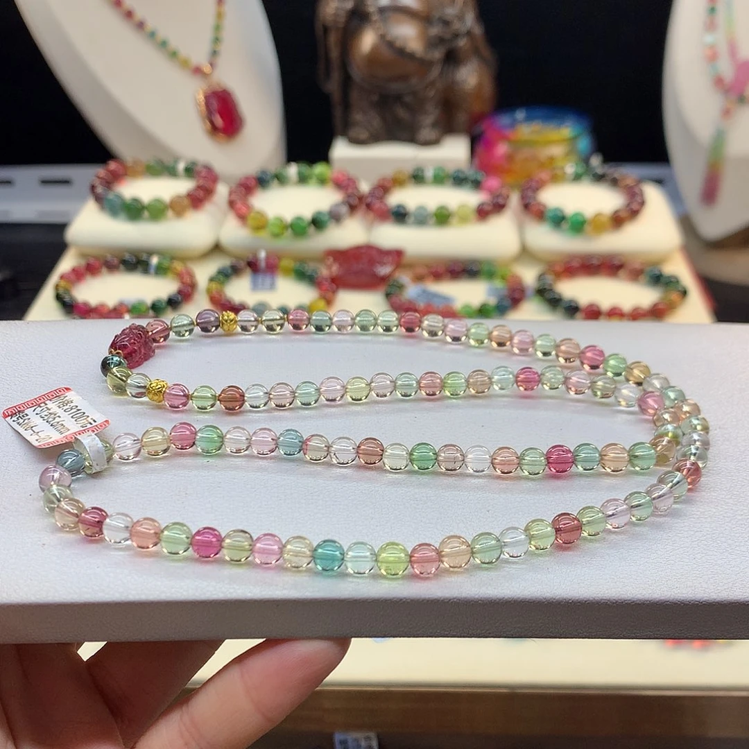 未镶嵌手串碧玺5.6/糖果。