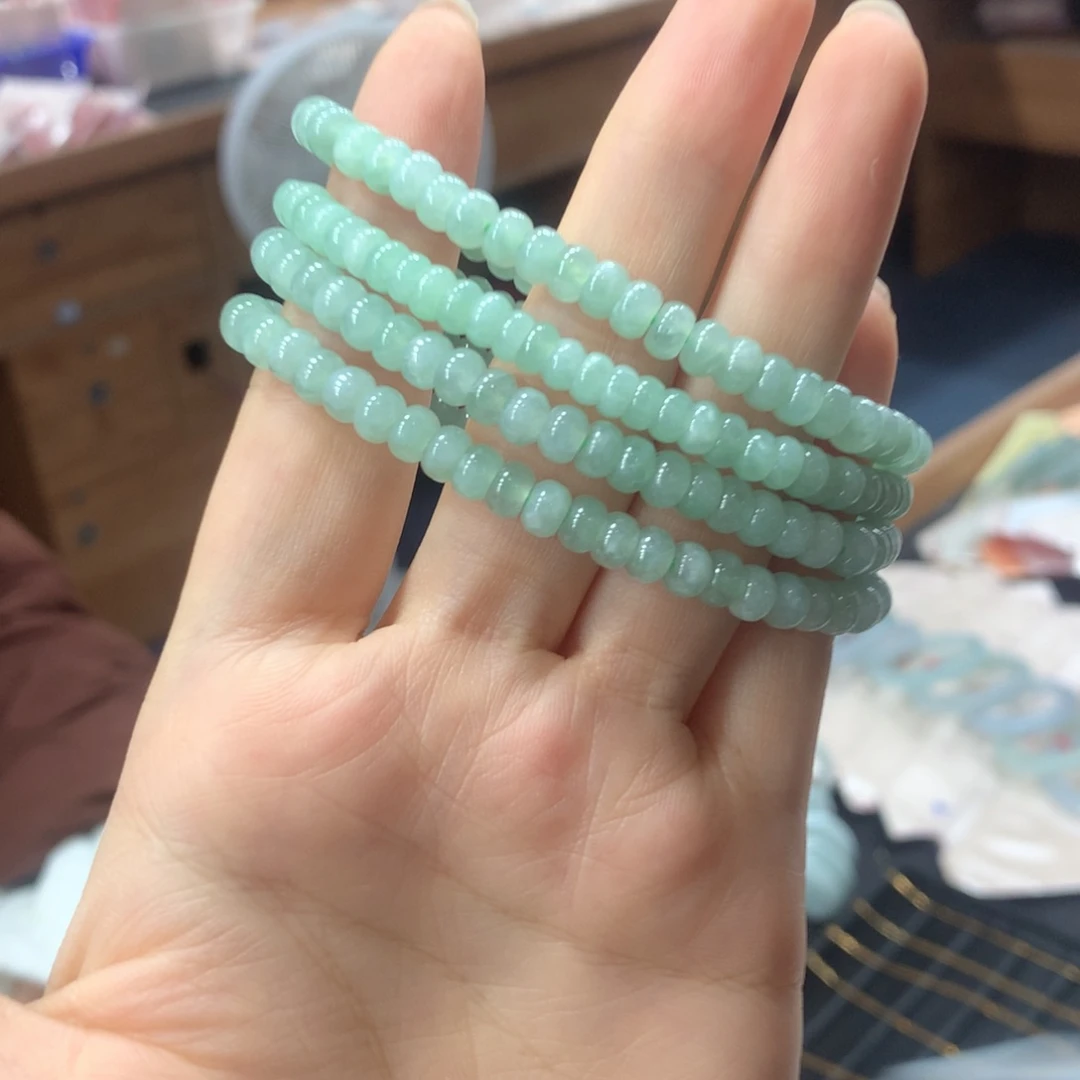 翡翠未镶嵌手链多样性发1