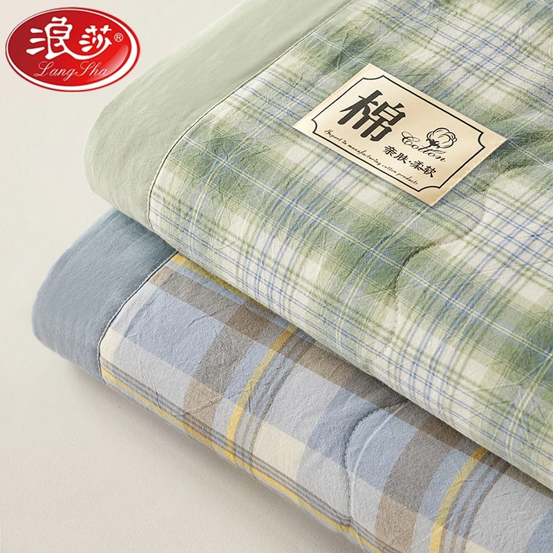 LangSha/浪莎新疆纯棉夏凉被夏被薄款空调被芯春秋被全棉可机洗夏