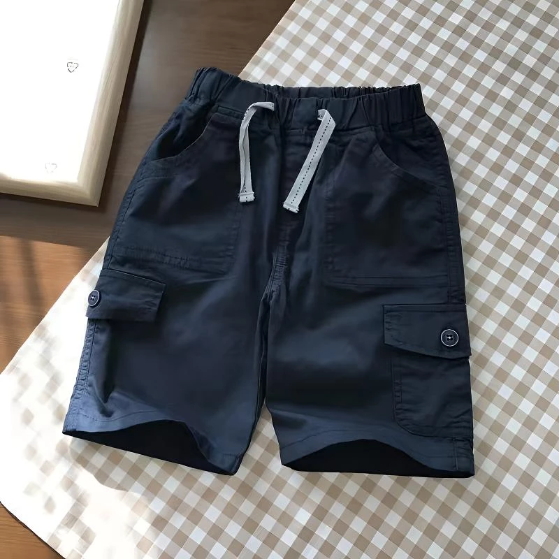 男童夏季短裤儿童夏装薄款男孩工装五分裤中大童时尚宽松休闲短裤