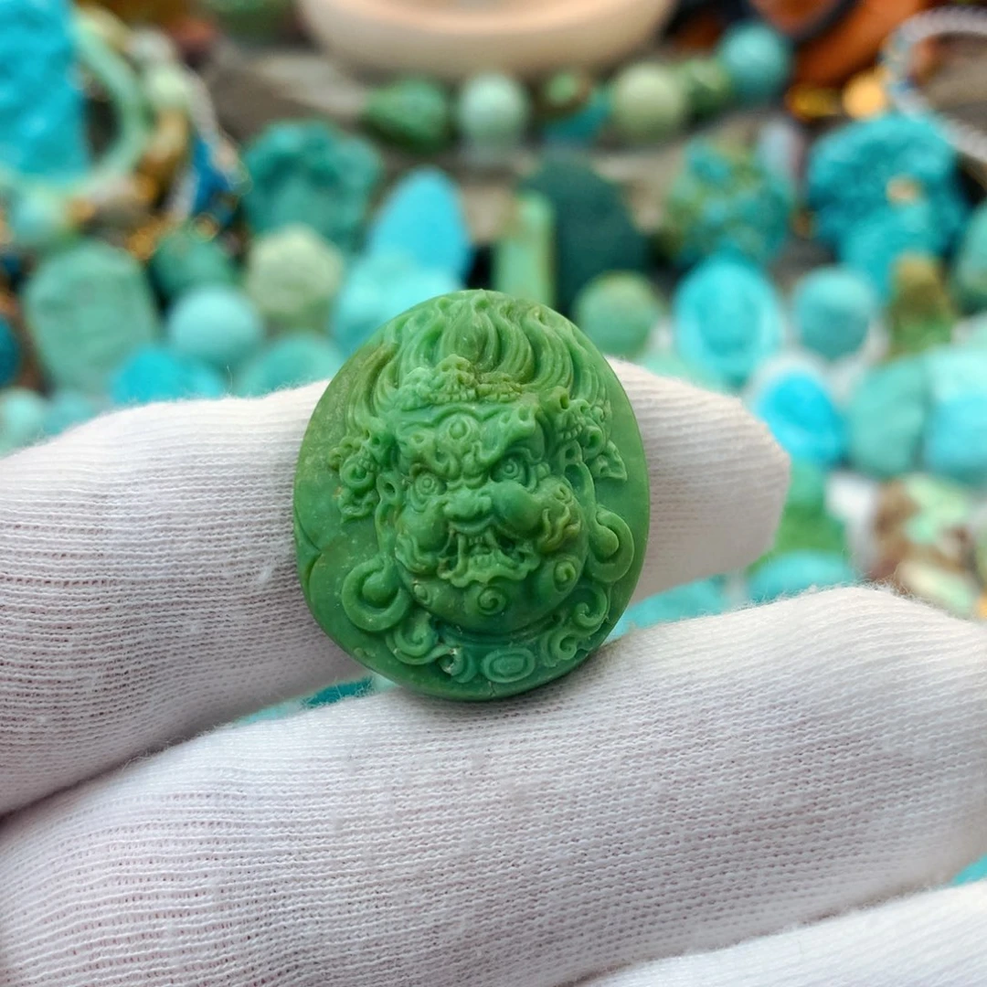 绿松石未镶嵌珠宝半成品