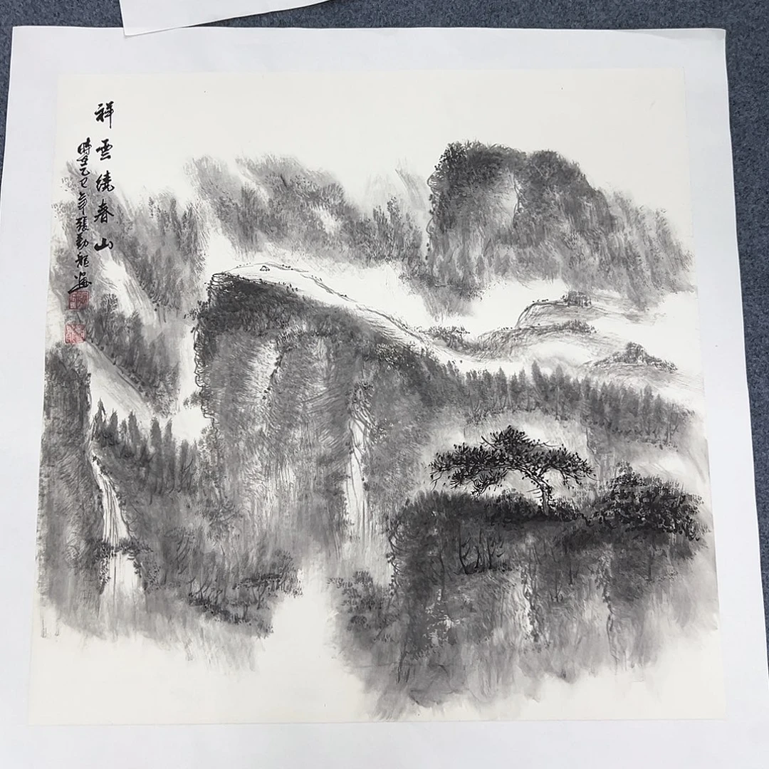 国画国画作品纯手绘