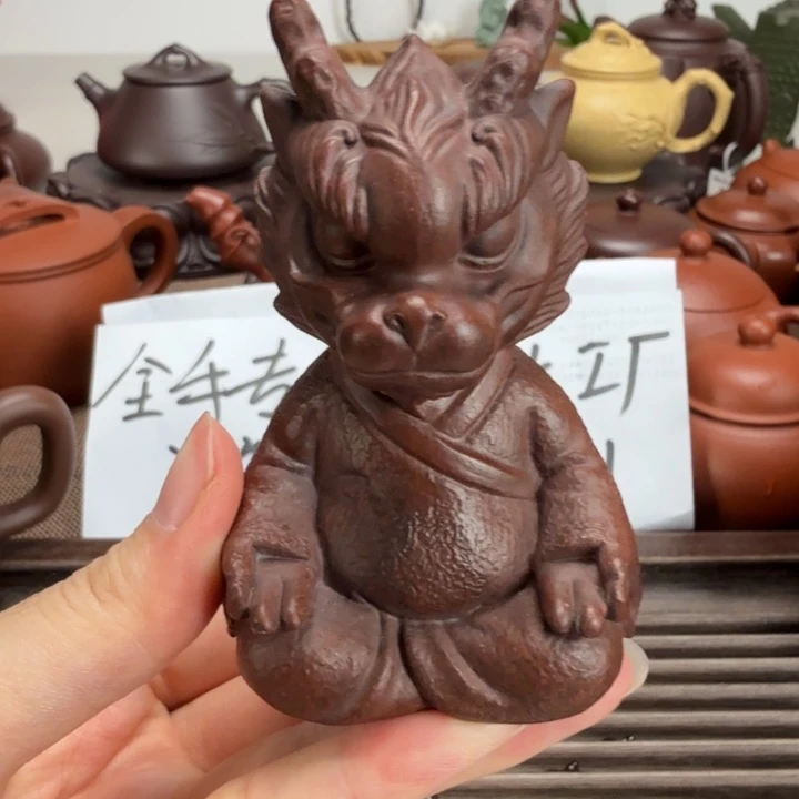 茶壶紫砂小龙人的