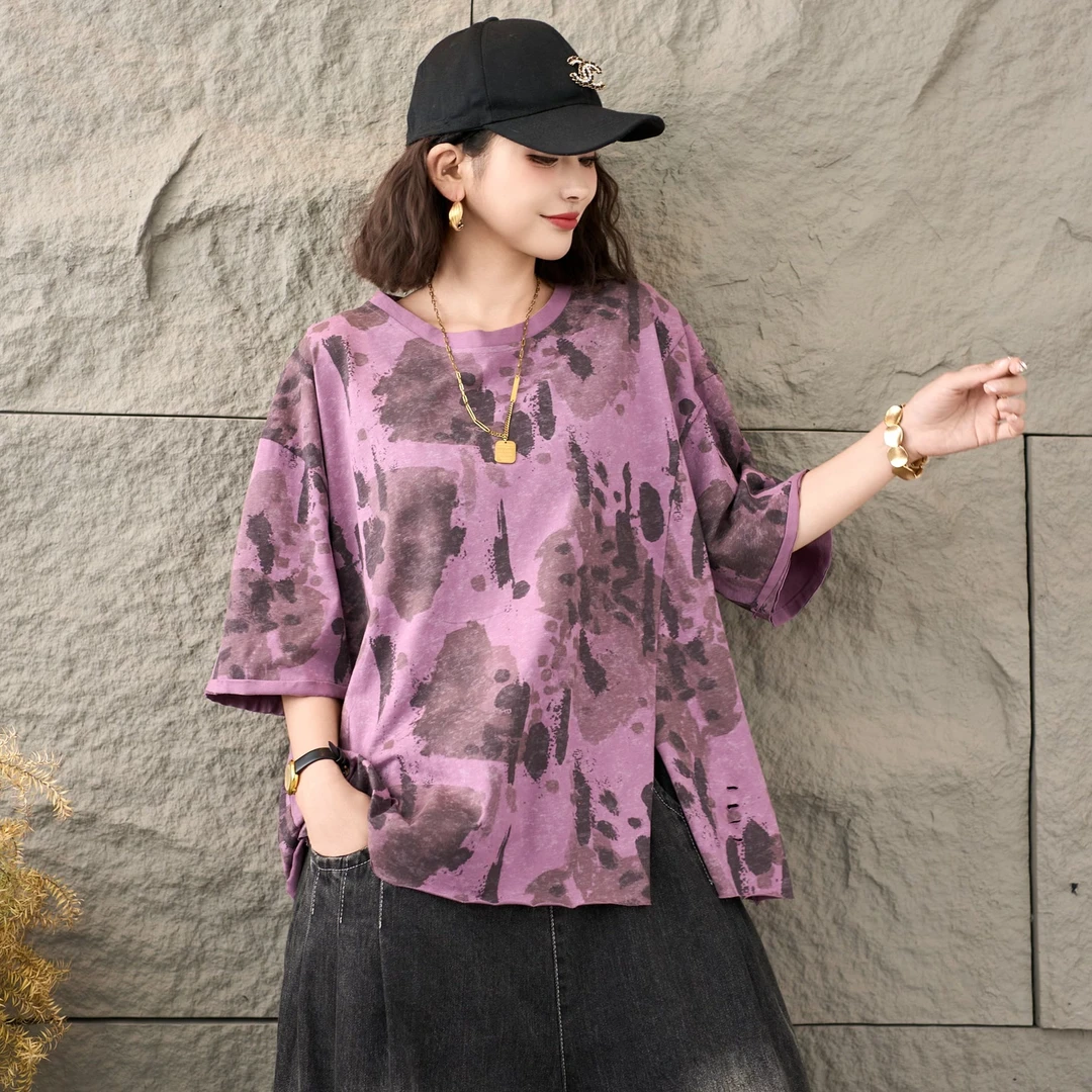 11624新款夏季减龄休闲气质显瘦百搭短袖T恤