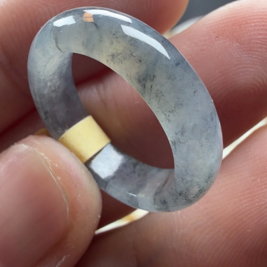 洋***头翡翠未镶嵌戒指冰乌鸡18