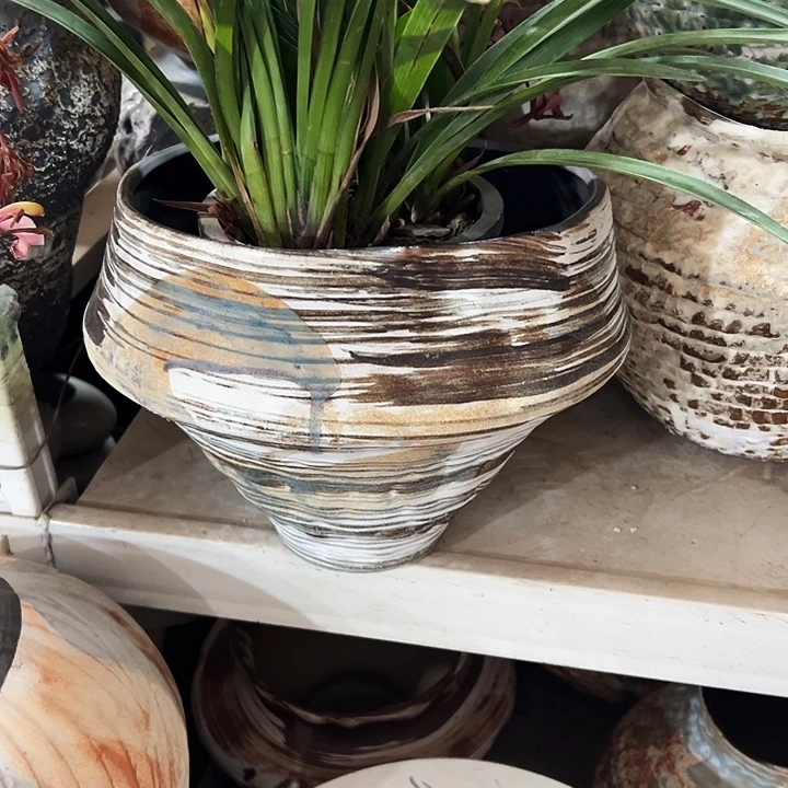 精品花盆栽适合盆栽适合口23高23