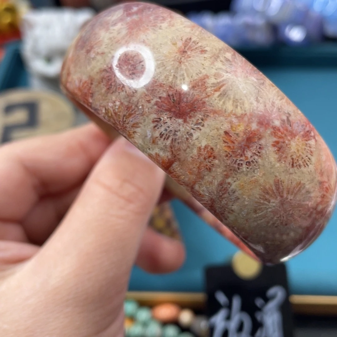未镶嵌手镯硅化玉