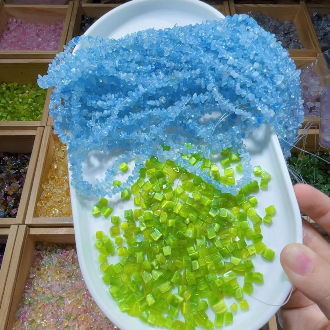 相***含水晶珠宝半成品未镶嵌