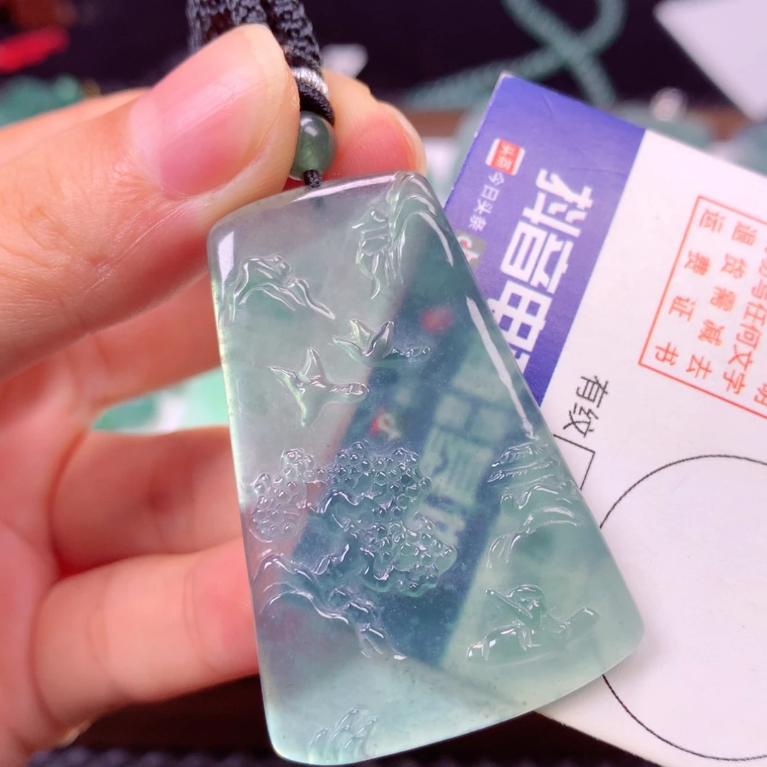 颈饰未镶嵌翡翠翡翠