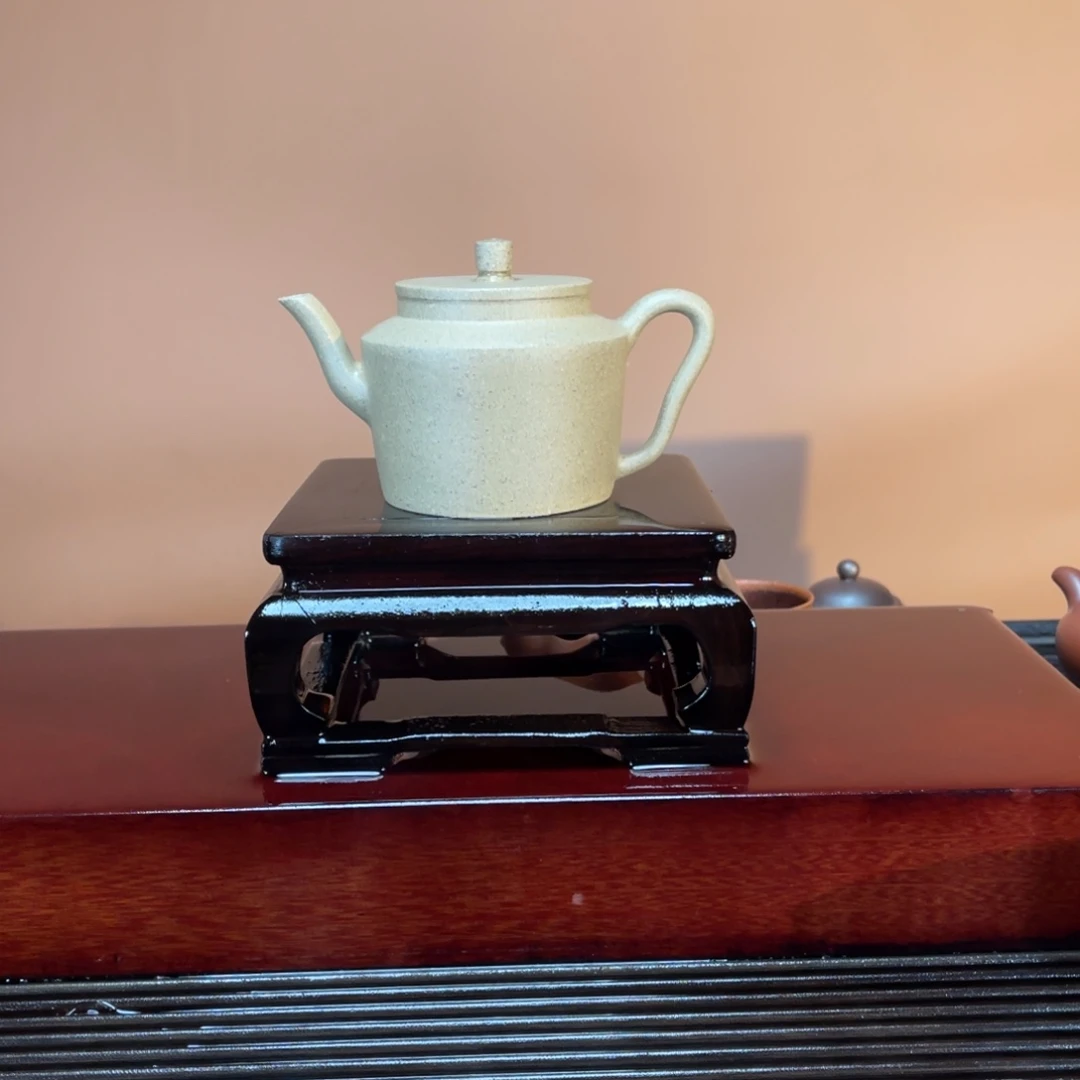 紫砂茶壶高端200cc段泥折肩宫灯