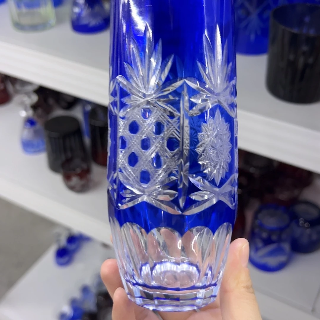 平底款水晶玻璃微瑕一个