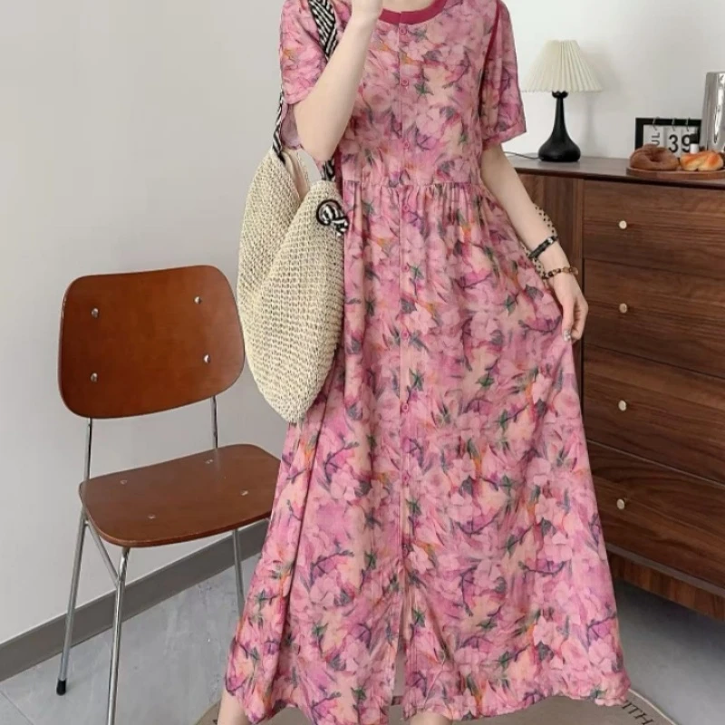 ZH-[波点日记]2025夏季新款女时尚波点连衣裙GL-FC6180