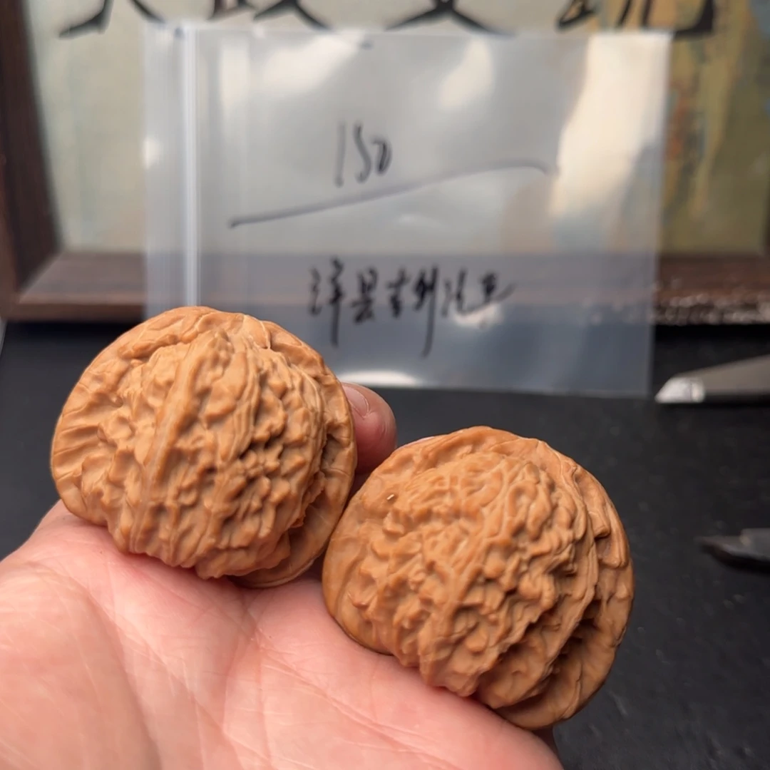 洋***车吊坠文玩核桃45白狮子150