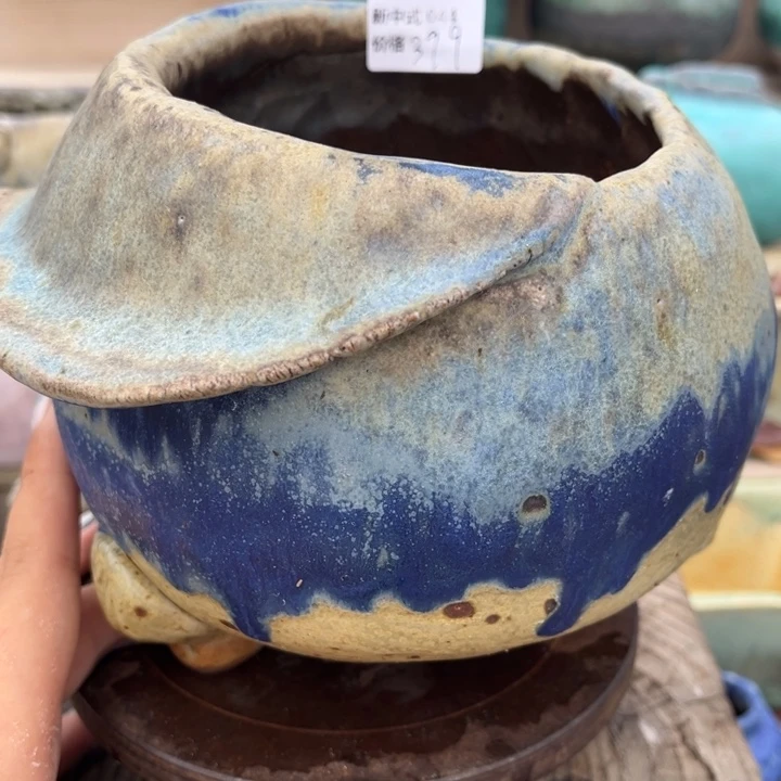 粗砂花盆1987盆新中式044