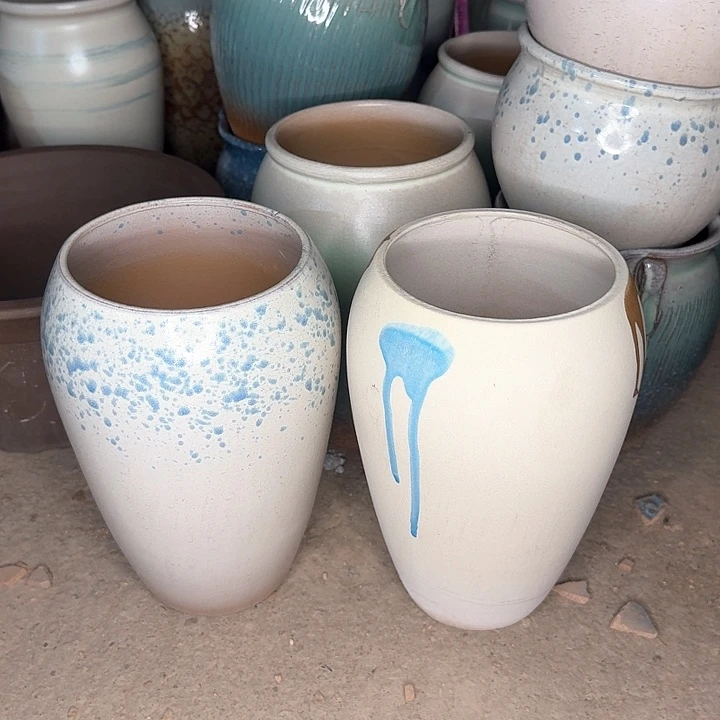 红陶微瑕花盆处理来啦