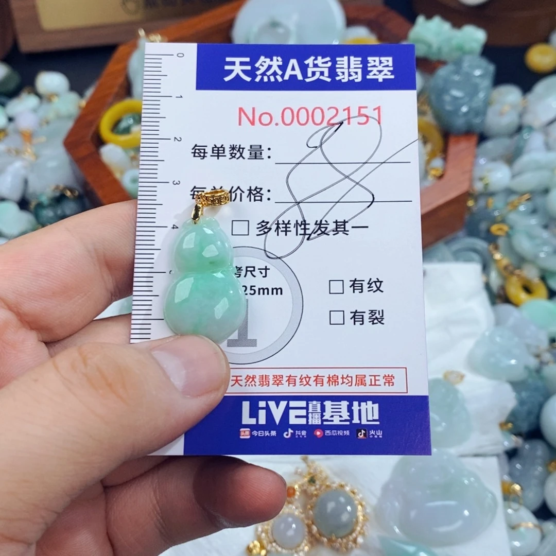 翡翠未镶嵌颈饰2151