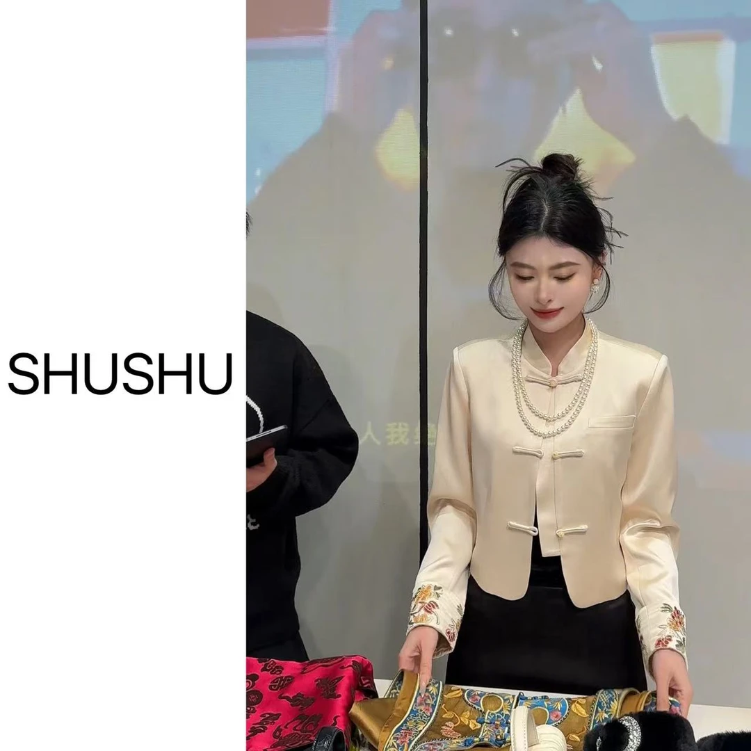 【春暖花开】新中式显瘦气质网红轻奢百搭设计师外套