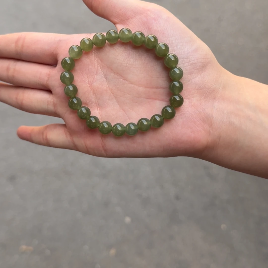 手串未镶嵌和田玉小**娘不退不换 一对一挑货