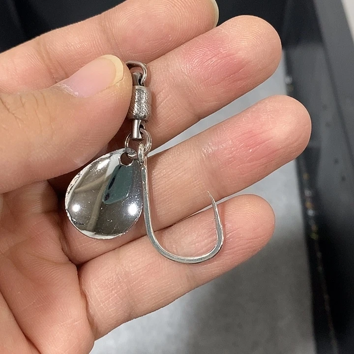 670号 1/0 旋转亮片单钩 30 个 颜色随机