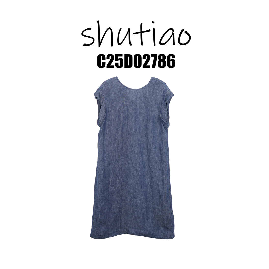 【SHUTIAO】2025夏季：新款小众设计款连衣裙C25D02786