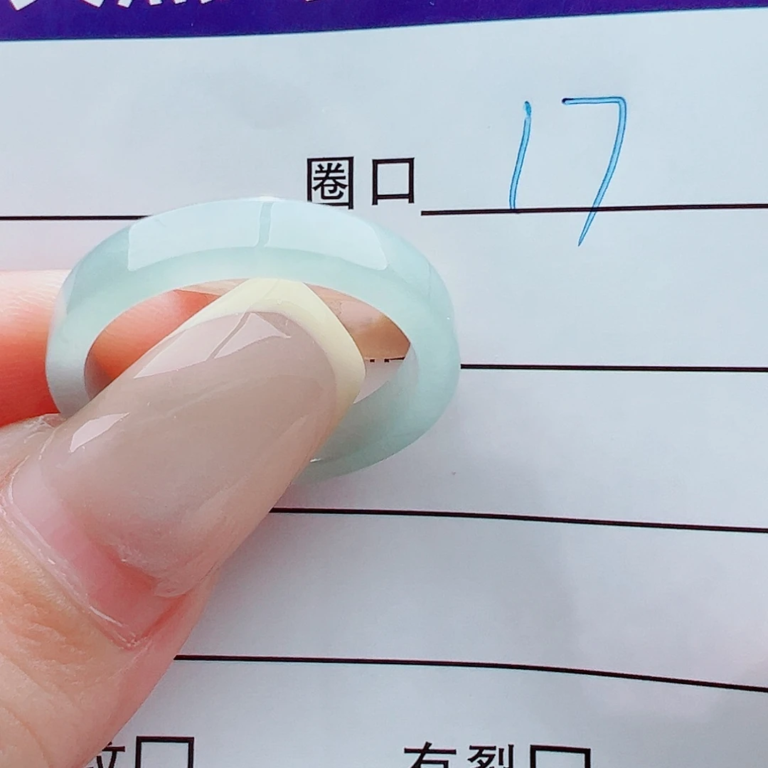 未镶嵌戒指翡翠戒圈