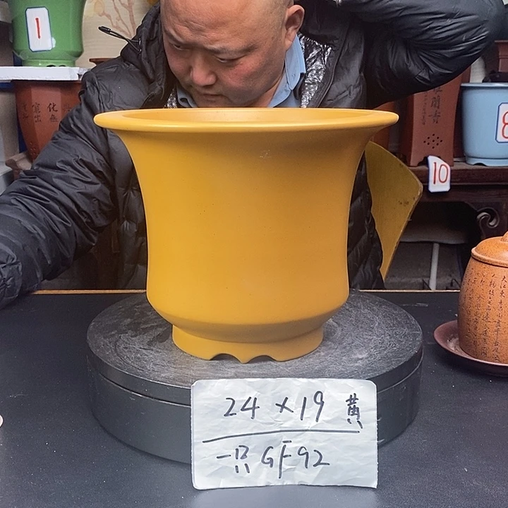 花盆紫砂紫砂花盆货号一只GF92