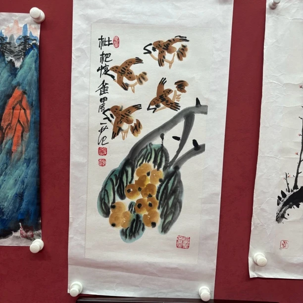 精品花鸟作品两平尺