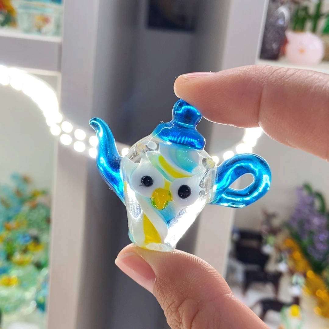 琉璃手工艺品猫头鹰