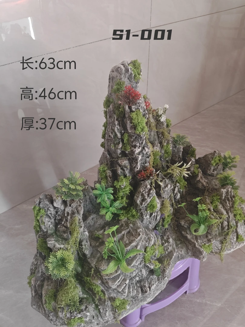 S1-001桌面庭院书房禅意造景摆件批发微景观摆件