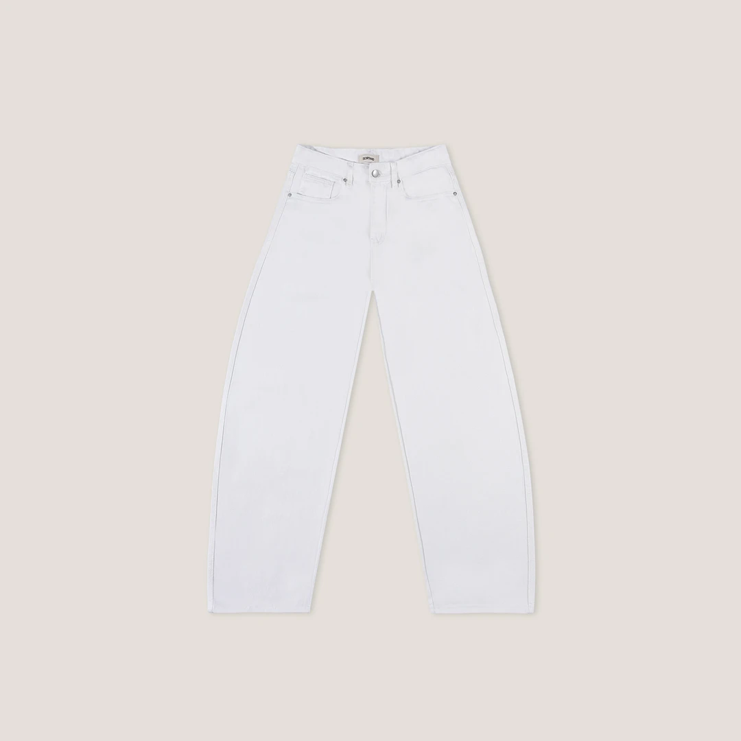 【张茂studio】夏季新款净版白色微弯刀休闲百搭潮流时尚男款牛仔裤