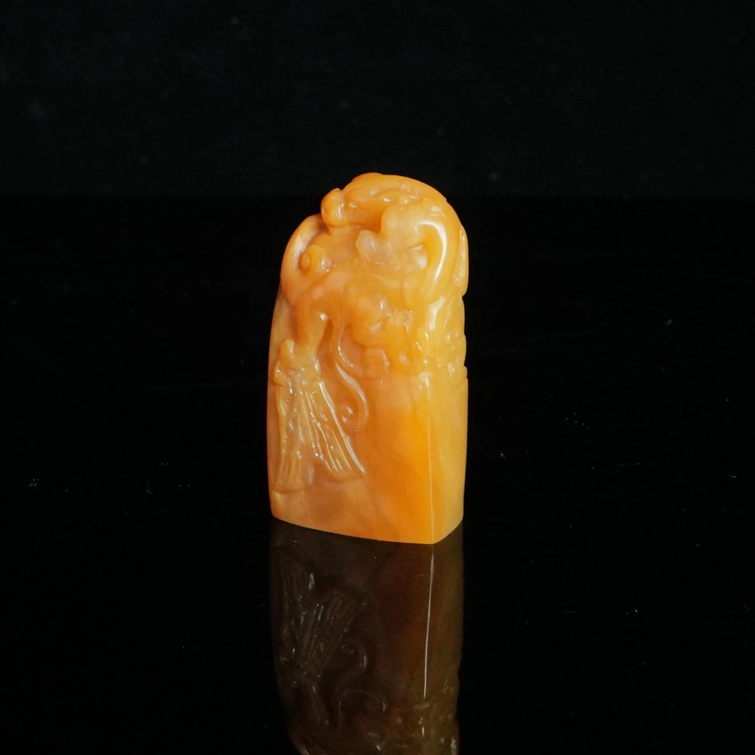 DY-C365寿山 田黄石 八方来财摆件 29*16*53mm48.73g