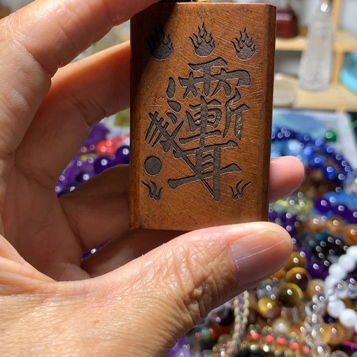 非金属木质61/39mm吊坠