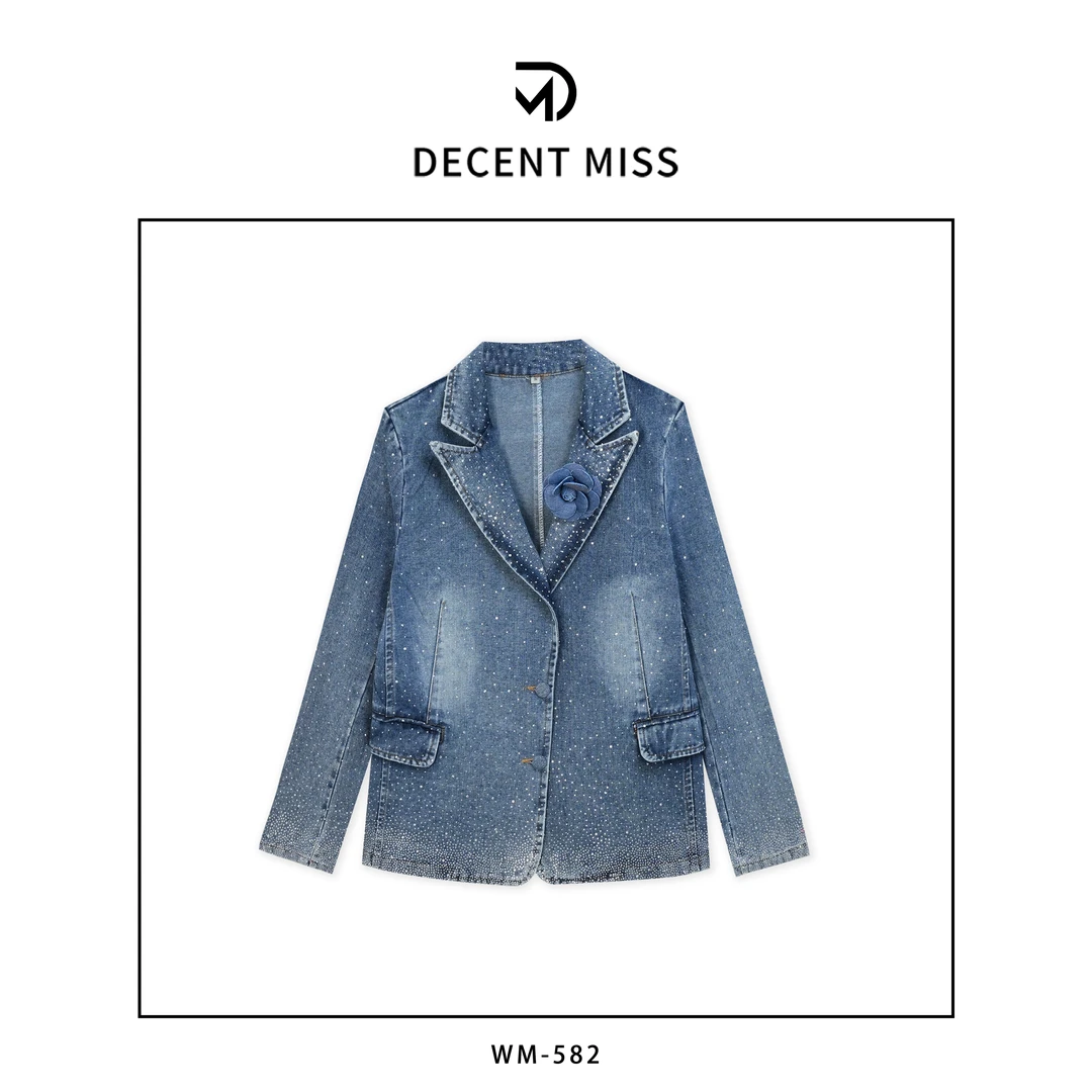 【原创设计】Decent miss 定制牛仔外套WM-582