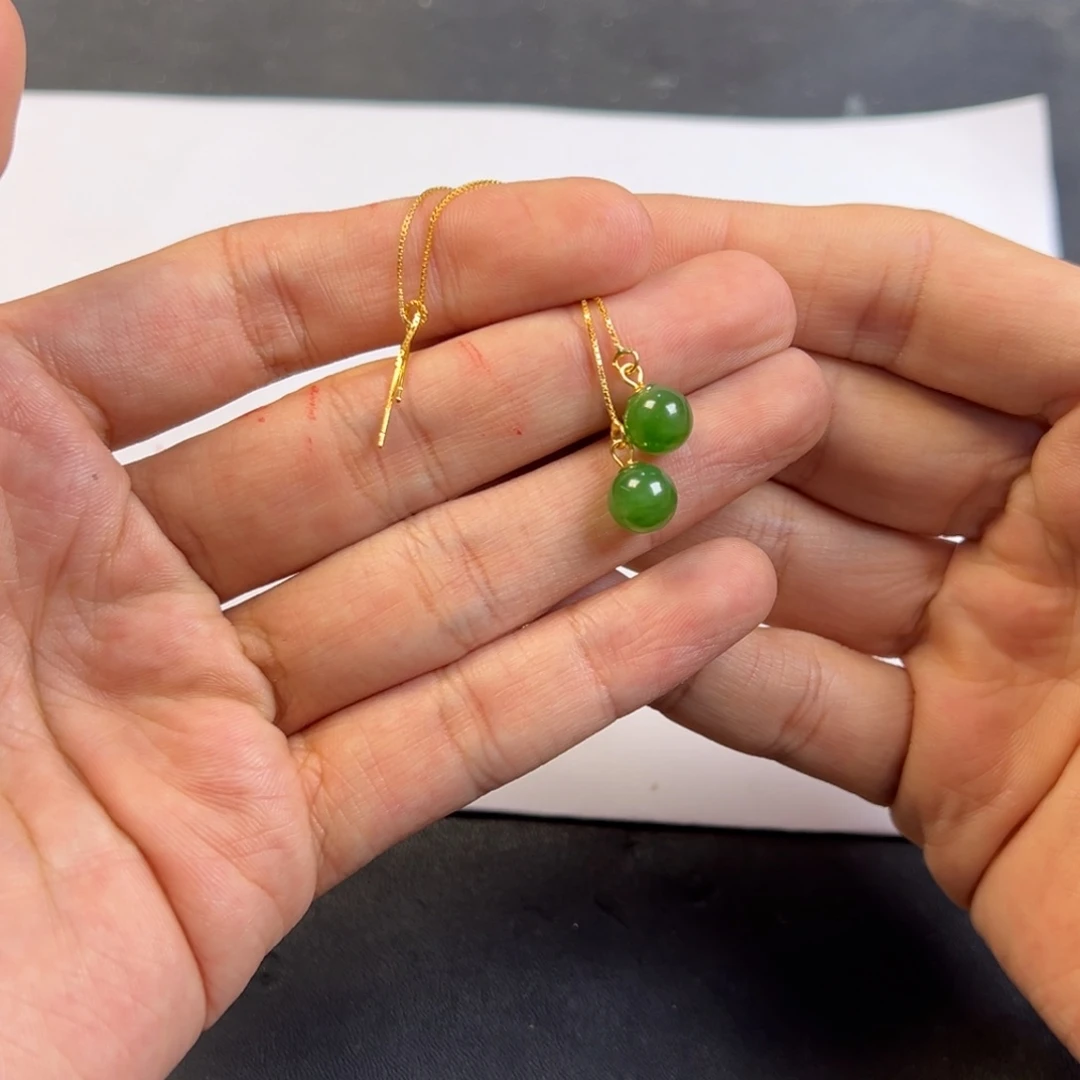 颈饰银S925镶嵌和田玉
