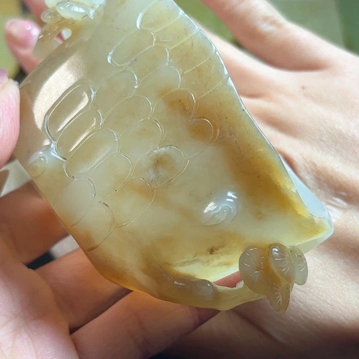 和田玉挂件未镶嵌灿****4