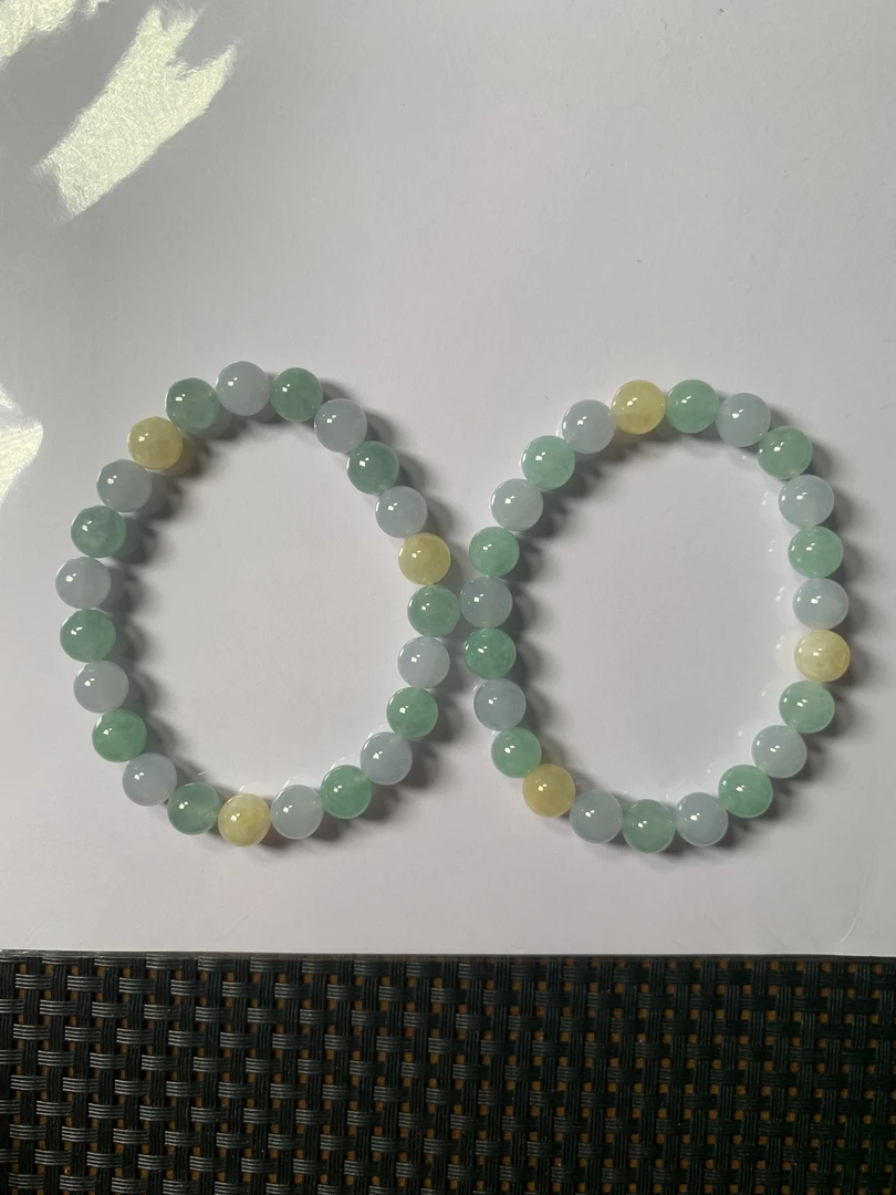 天然缅甸翡翠A货多宝手串多样性发货，发一件560